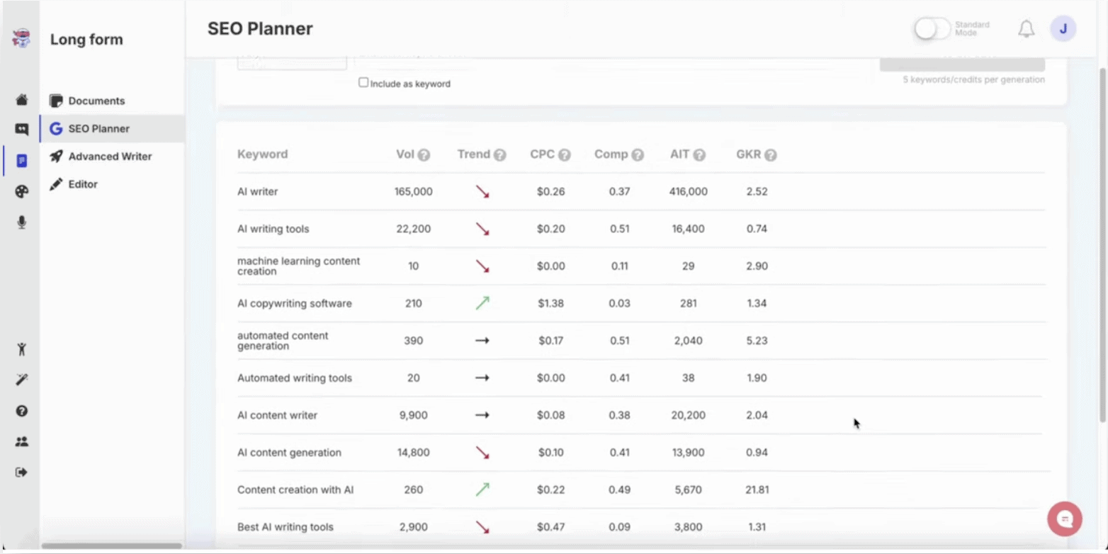 Wordhero screenshot