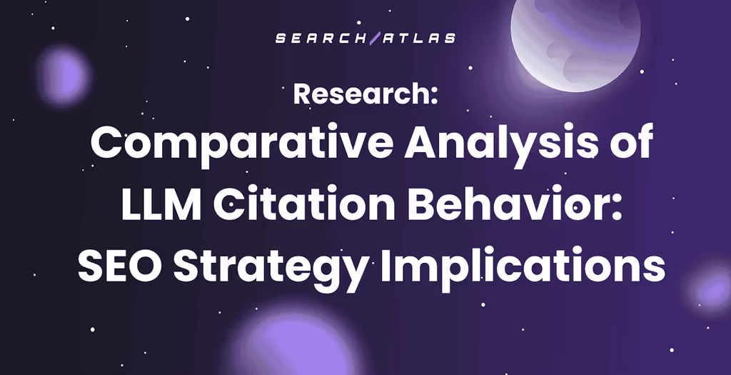 Comparative Analysis of LLM Citation Behavior: SEO Strategy Implications