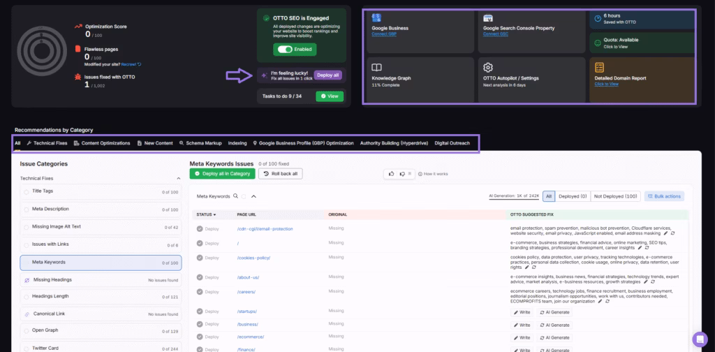 search atlas otto seo automation
