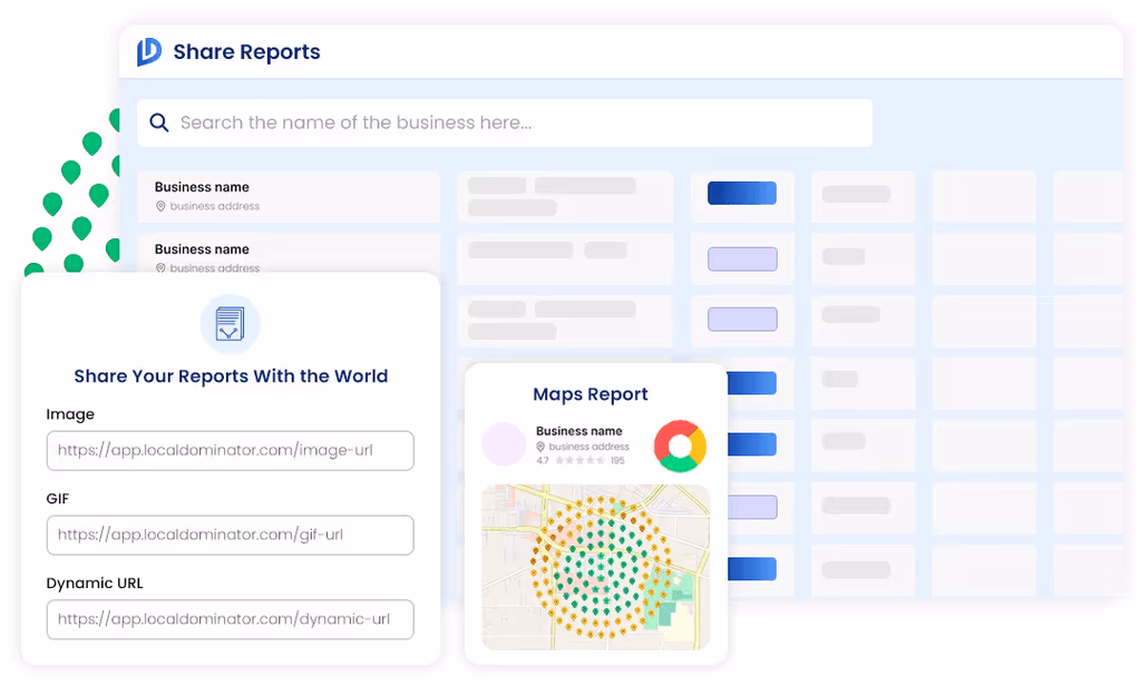 SEO analysis and reporting tool for businesses.