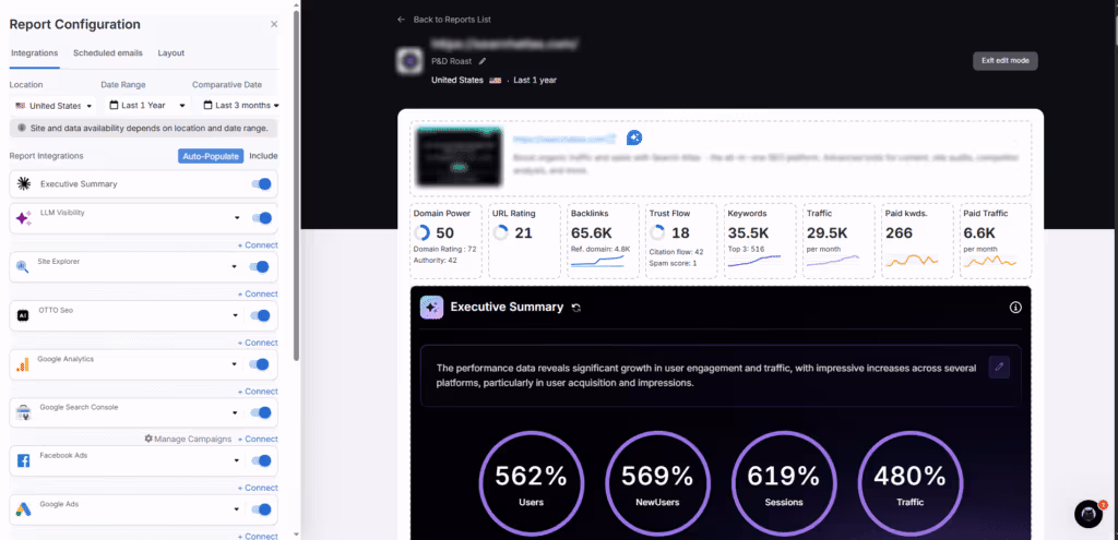 report builder higher quality
