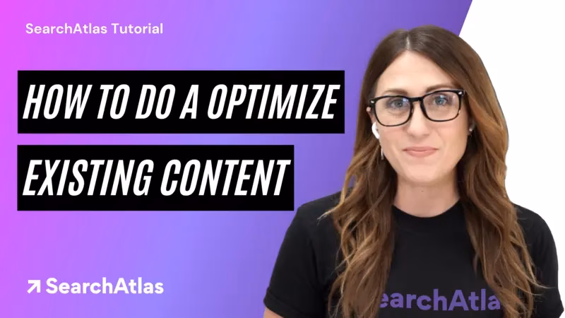 How to Optimize Existing Content