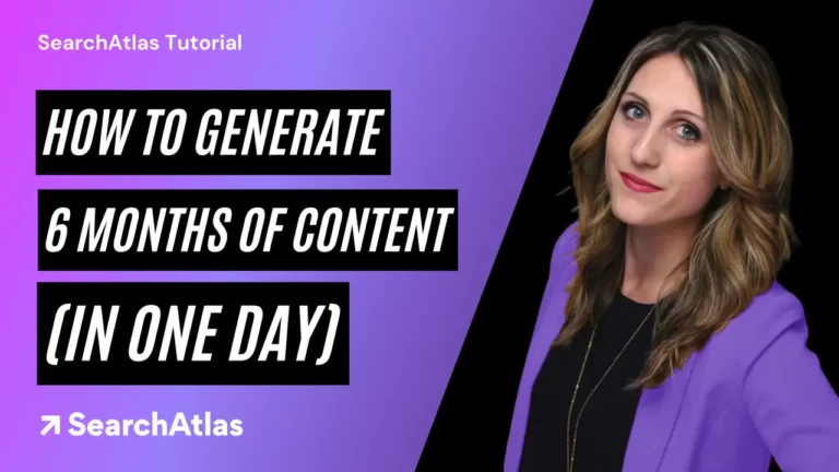 How to Generate 6 Months of Content (In One Day)
