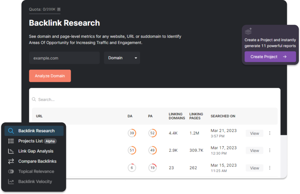 Backlink Analyzer Backlink Checker Tool from SearchAtlas Backlink Analyzer Backlink Checker Tool from SearchAtlas