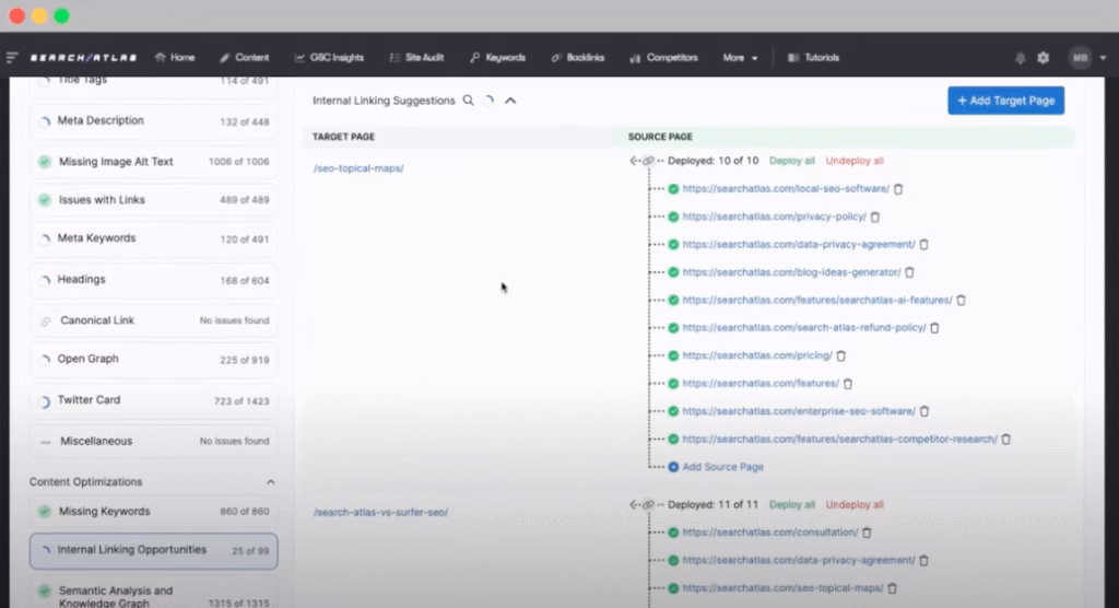 OTTO SEO Internal Link Opportunities