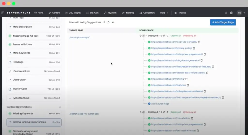 OTTO SEO Internal Link Opportunities
