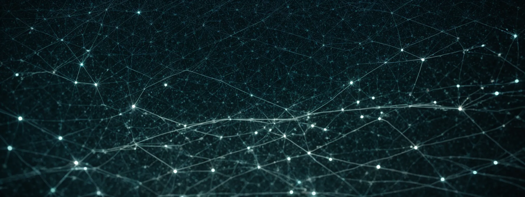 a matrix of interconnected nodes and pathways symbolizing a vast network.