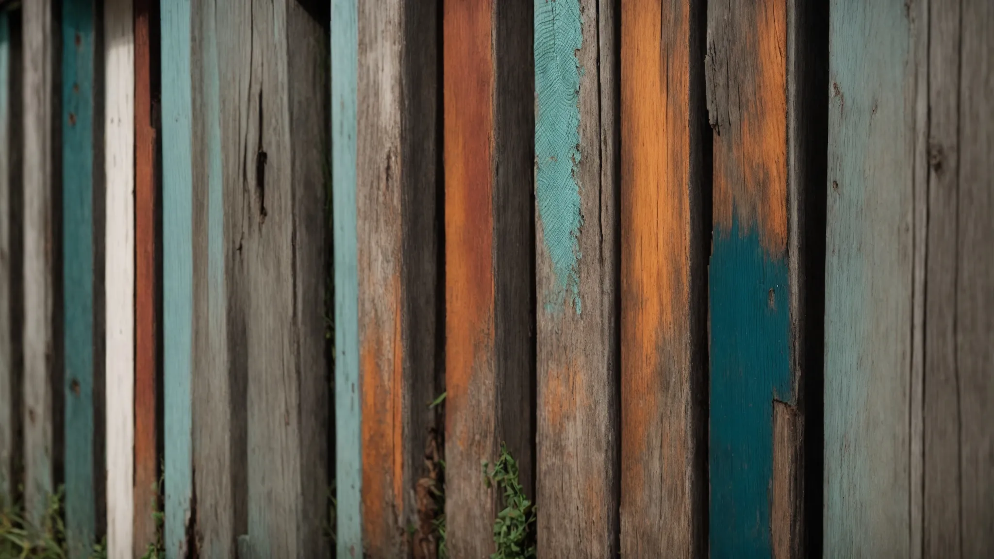 a fresh layer of paint being applied to a weathered wooden fence, symbolizing the revitalization of existing structures.