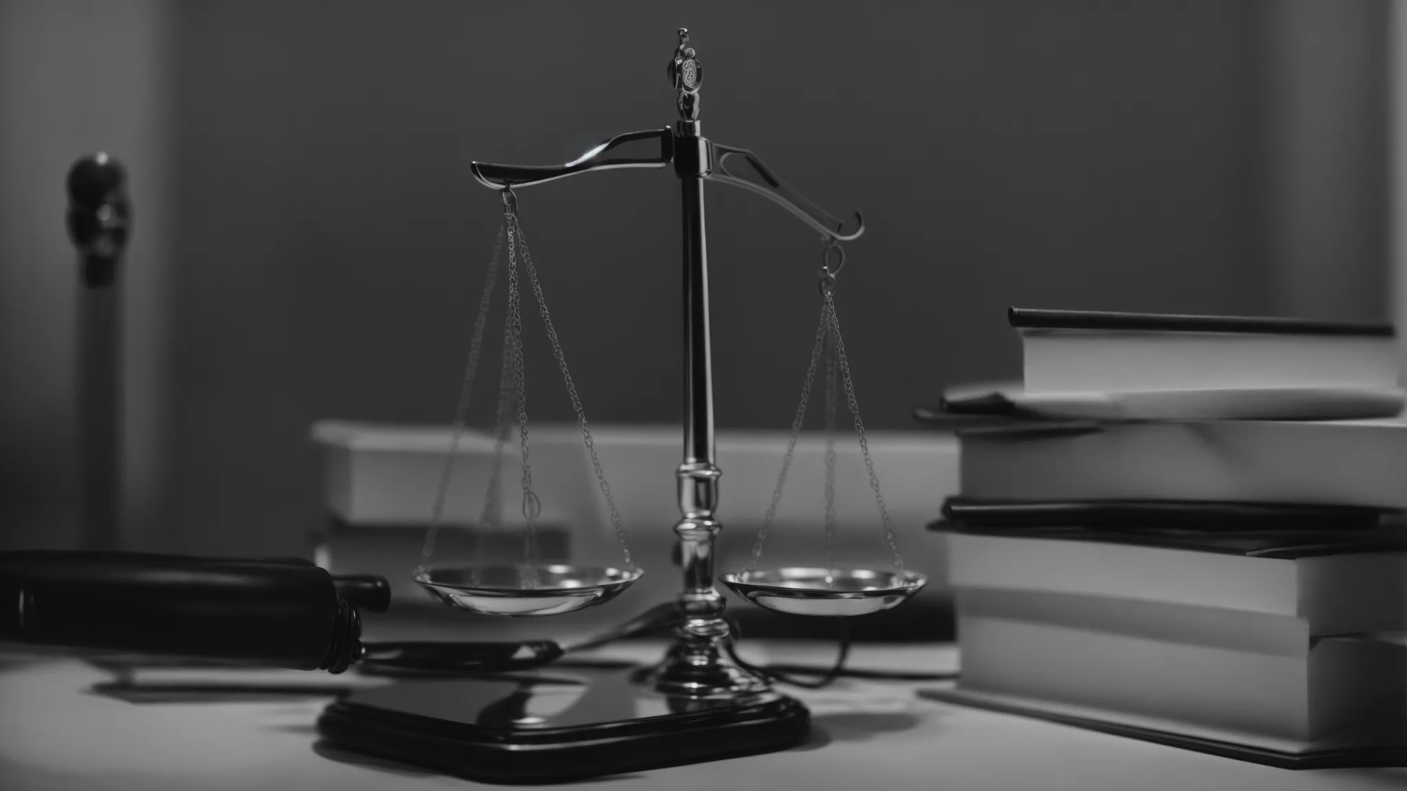 a gavel and scales of justice reflecting the pursuit of legal compensation.
