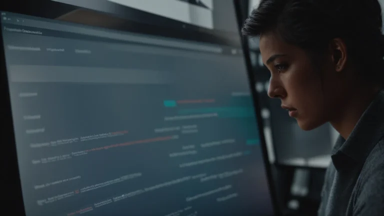 a person is pondering over a list of trending search queries displayed on a computer screen.