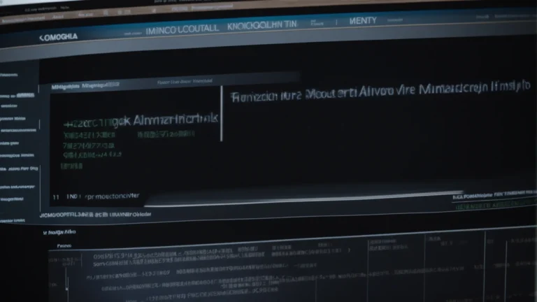 a close-up view of a magnifying glass highlighting keywords on a computer screen displaying a search analytics graph.