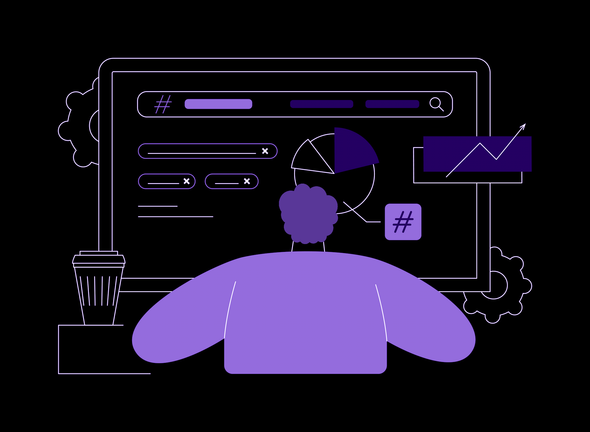 Keyword Analysis Dashboard - Dark blog feature