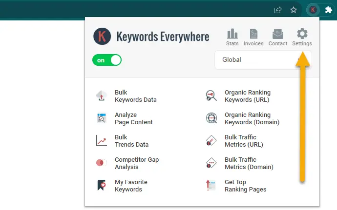 Keywords-Everywhere-chrome-extension