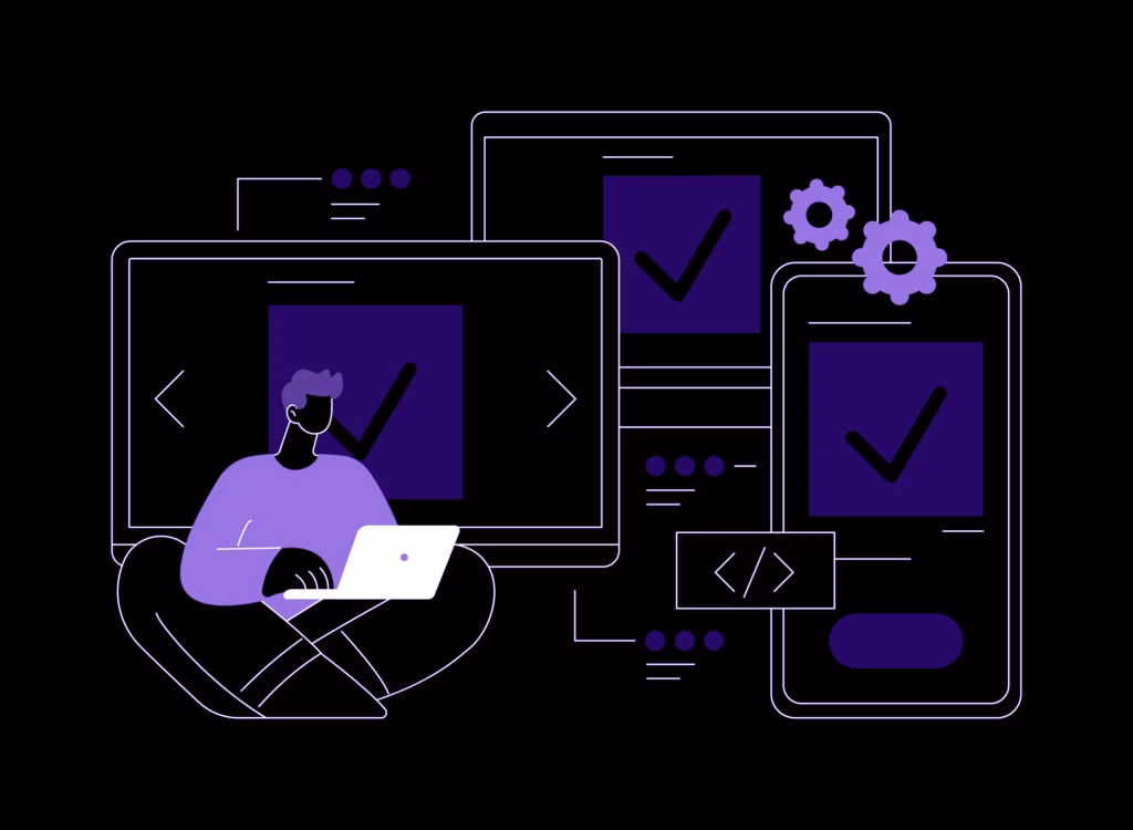 Technical SEO Across Devices - Dark blog feature