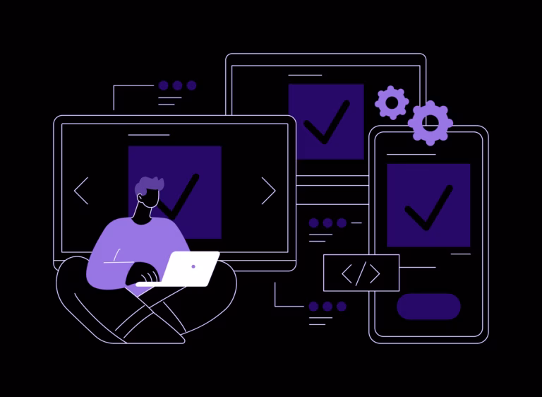 Technical SEO Across Devices - Dark blog feature