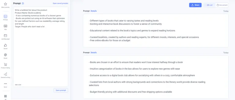 anyword content writer tool