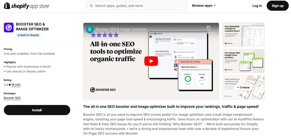 booster seo shopify