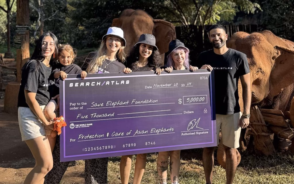 search atlas donates to save elephant foundation
