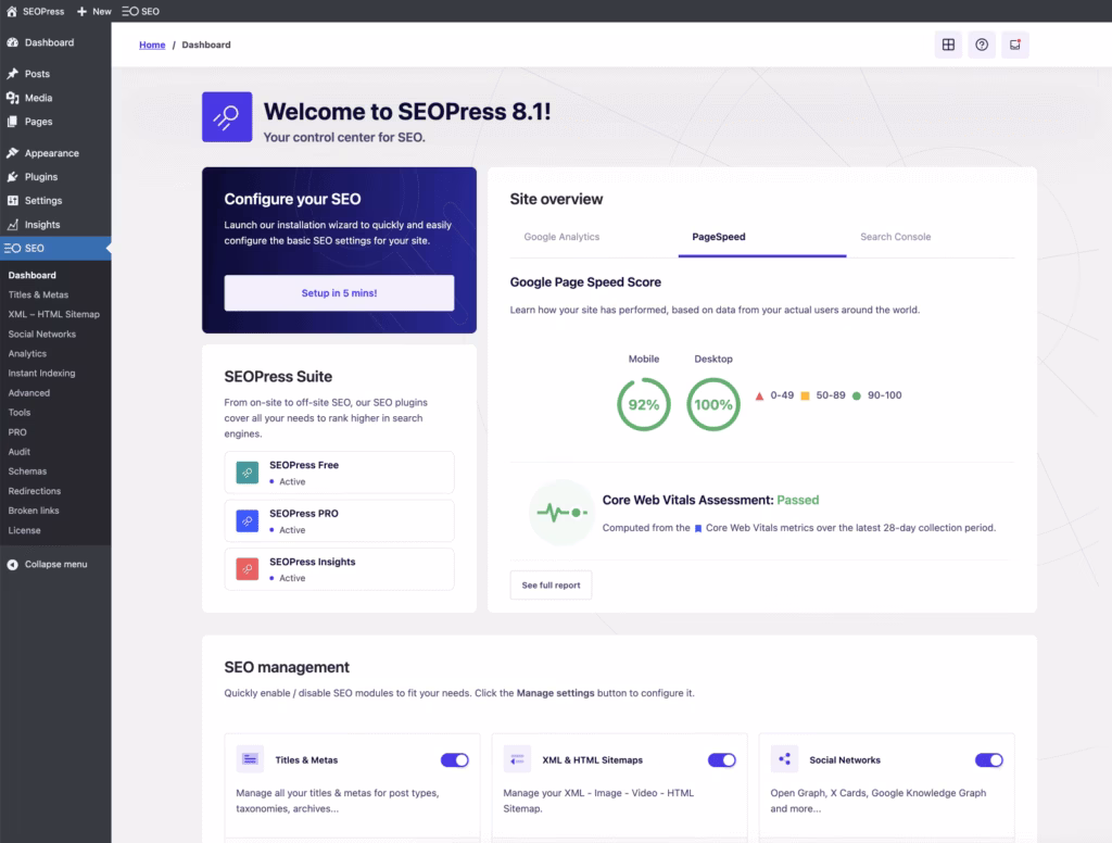 SEOPress wp plugin