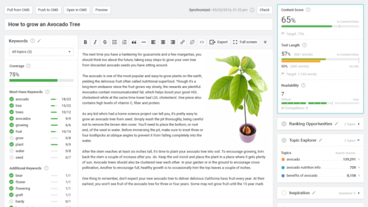 Searchmetrics Content Experience