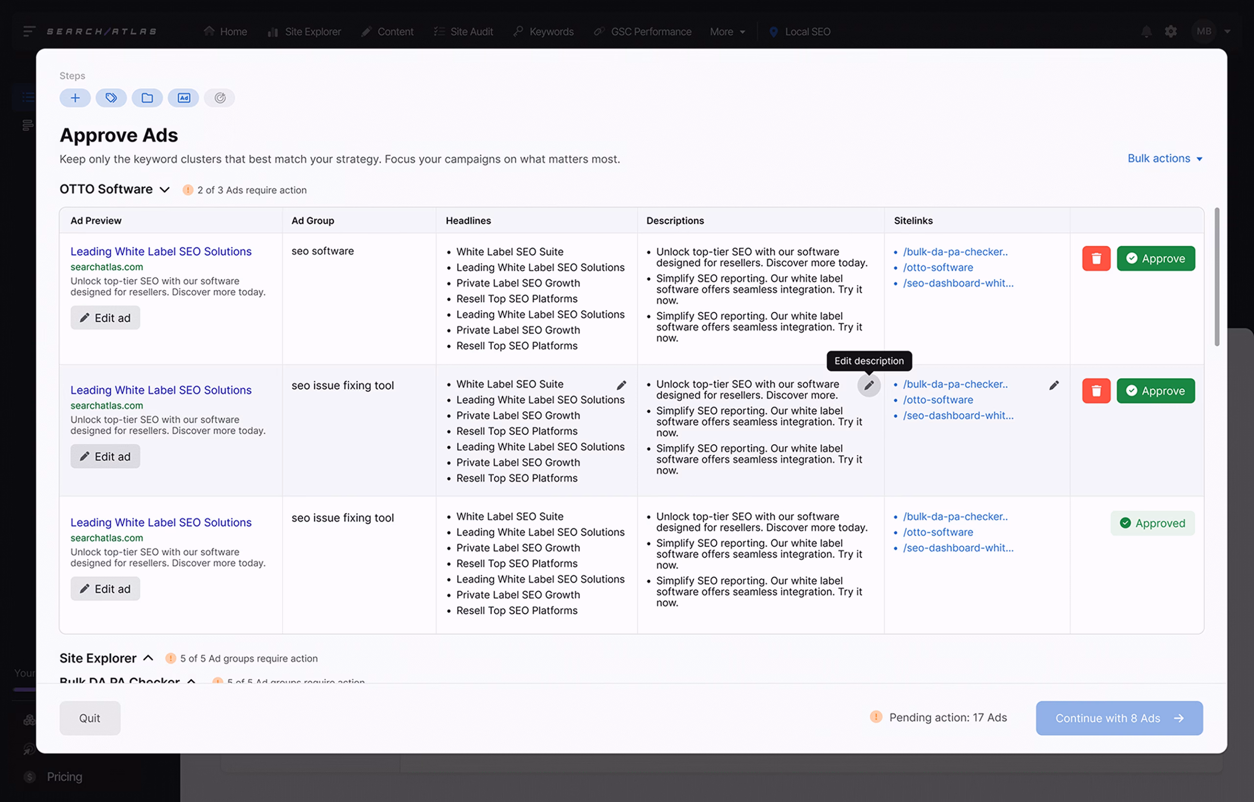 Ads Dashboard