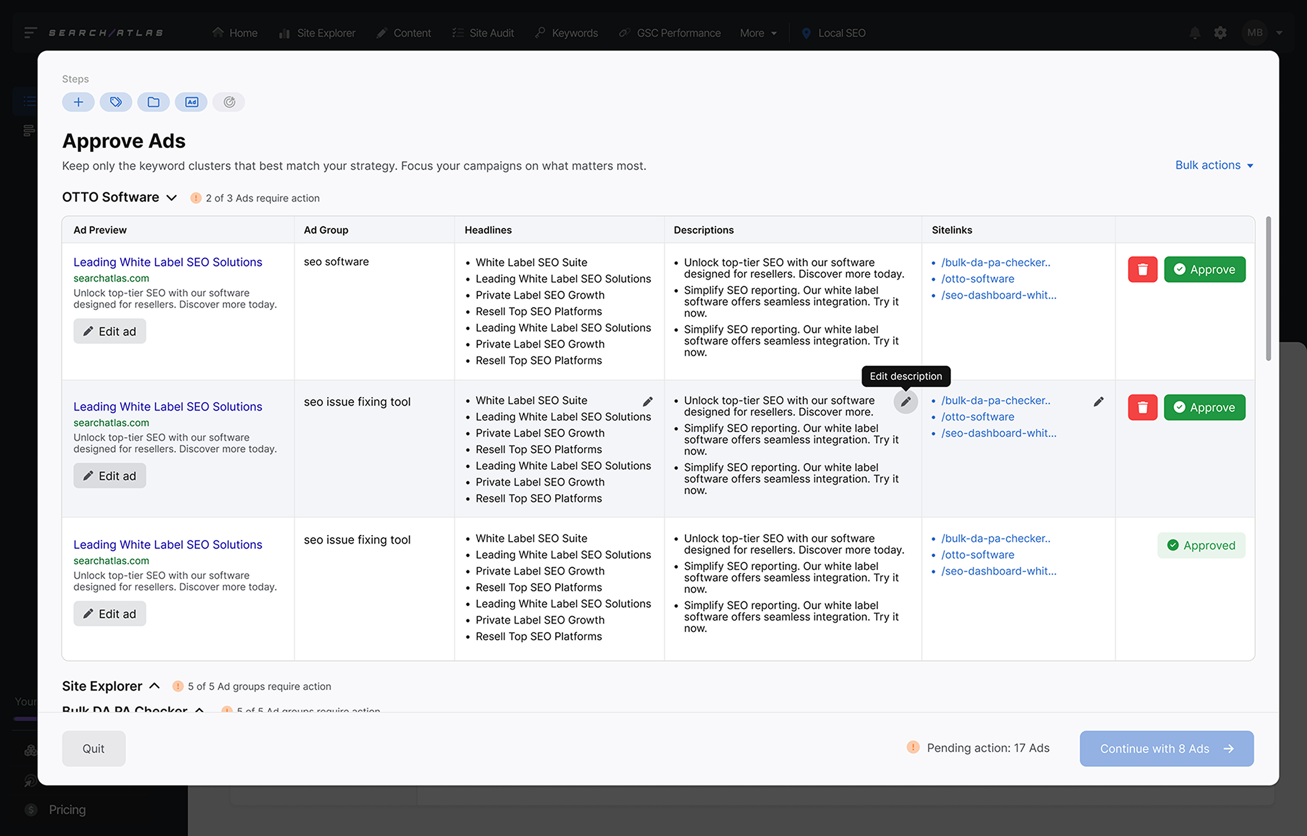 Ads Dashboard