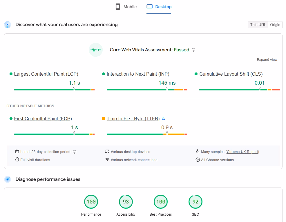 Google PageSpeed Insights