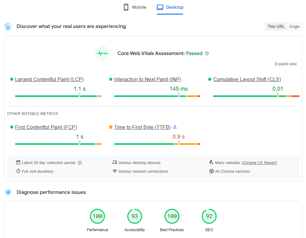 Google PageSpeed Insights