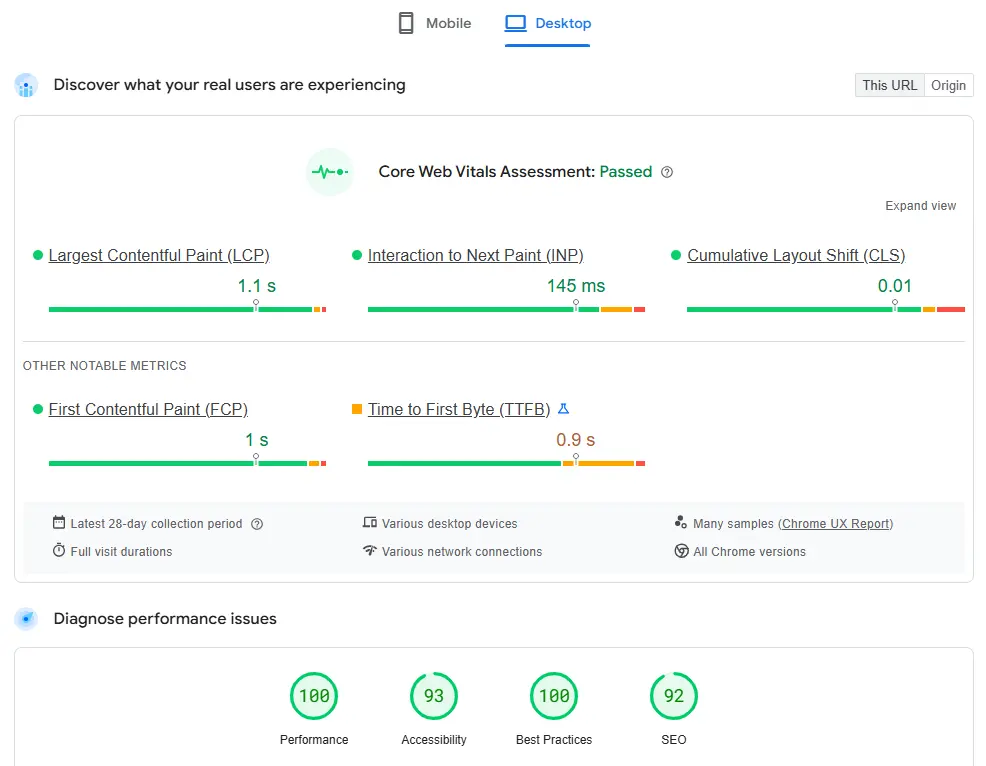 Google PageSpeed Insights