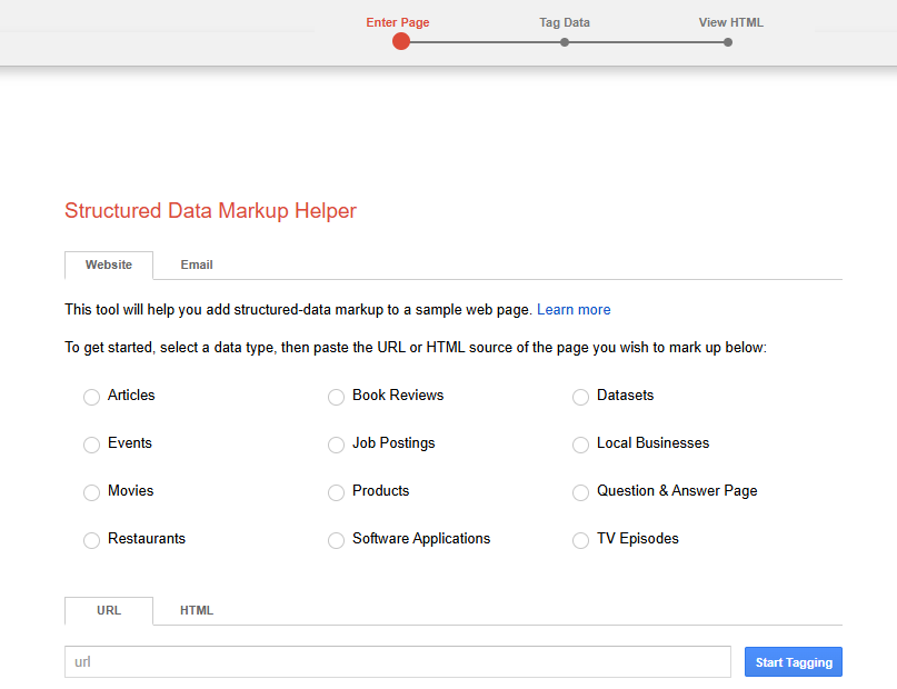 Google’s markup tool