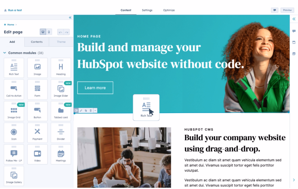 HubSpot Content Hub