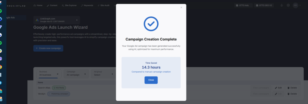 OTTO Google Ads lets you do Google PPC even as a beginner