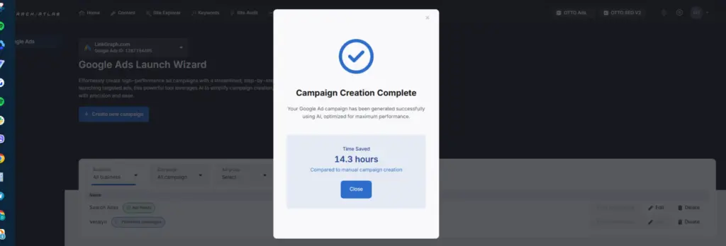 OTTO Google Ads lets you do Google PPC even as a beginner