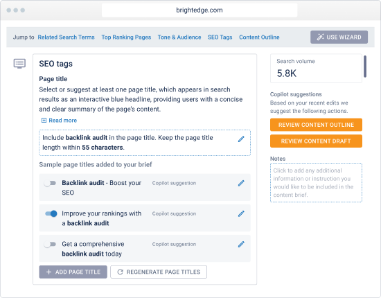 brightedge AI SEO