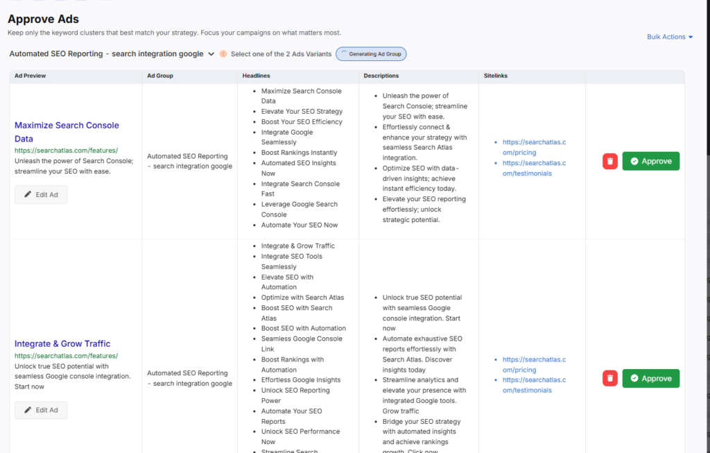 otto Google ads approve ads