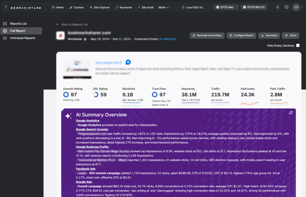 reporting tool ai overviews google ads