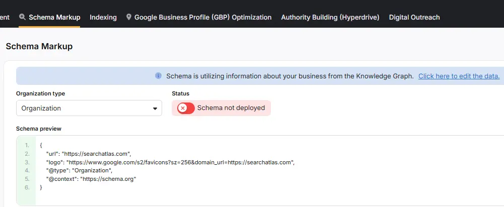 OTTO schema markup deployment