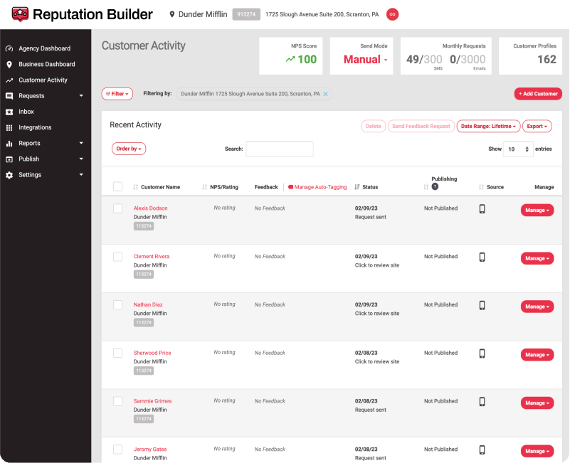 Reputation Management - Builder