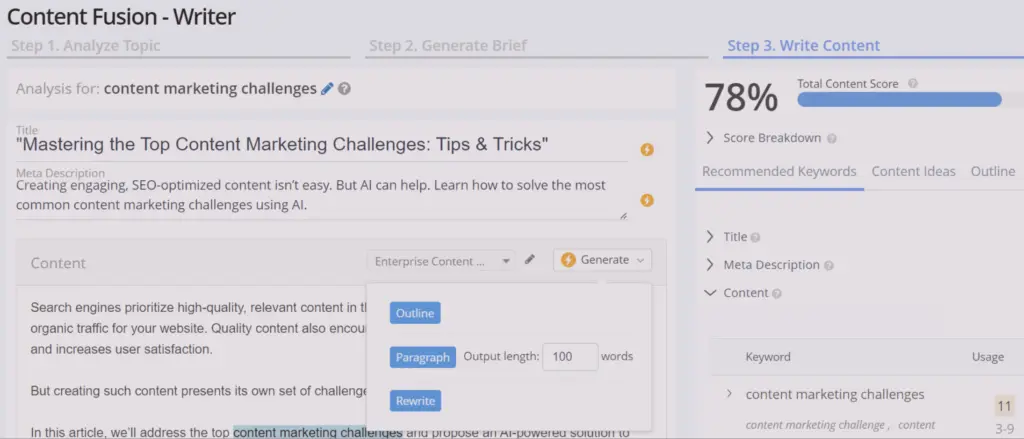 seoClarity's Intelligent AI Assistant