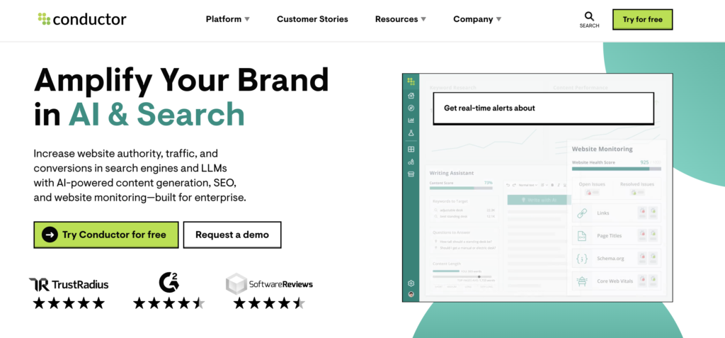 conductor.com - main page