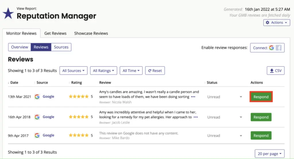 Reputation Manager brightlocal