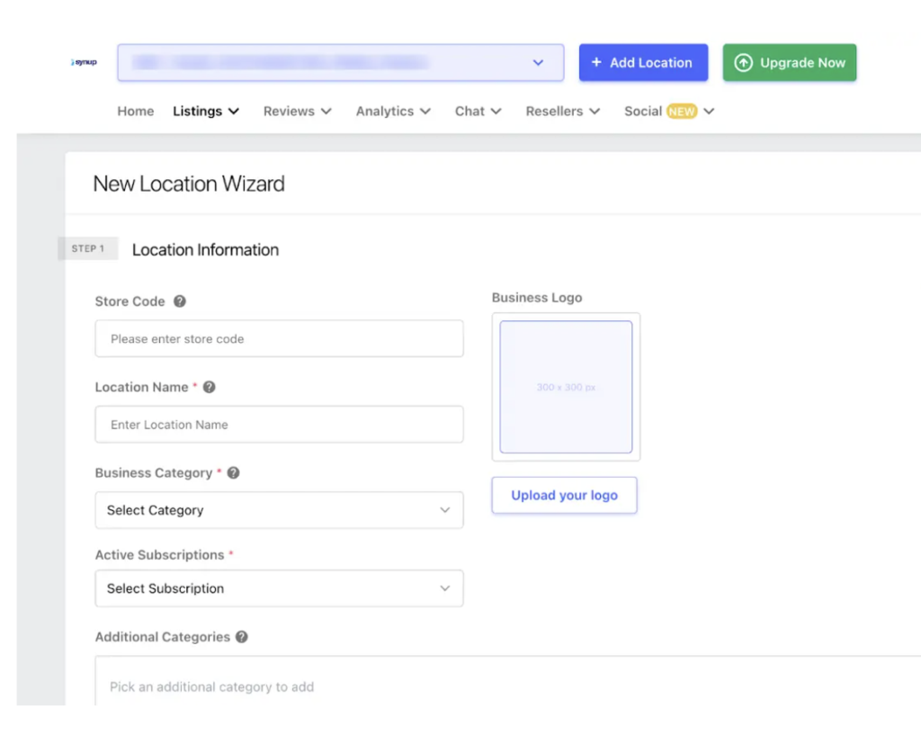 Local Citation Management Synup
