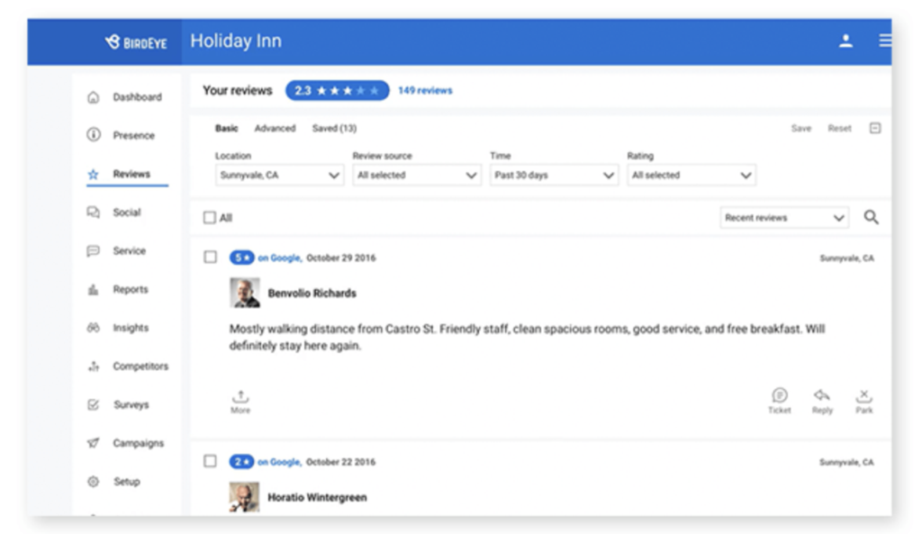 birdeye review management