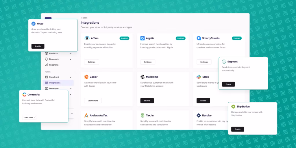 Swell dashboard