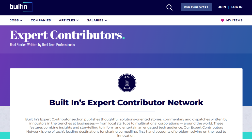 Built In's expert contributor network