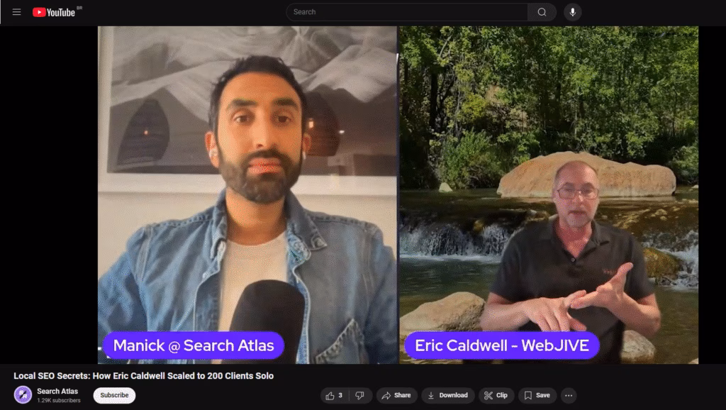 youtube podcast Search Atlas
