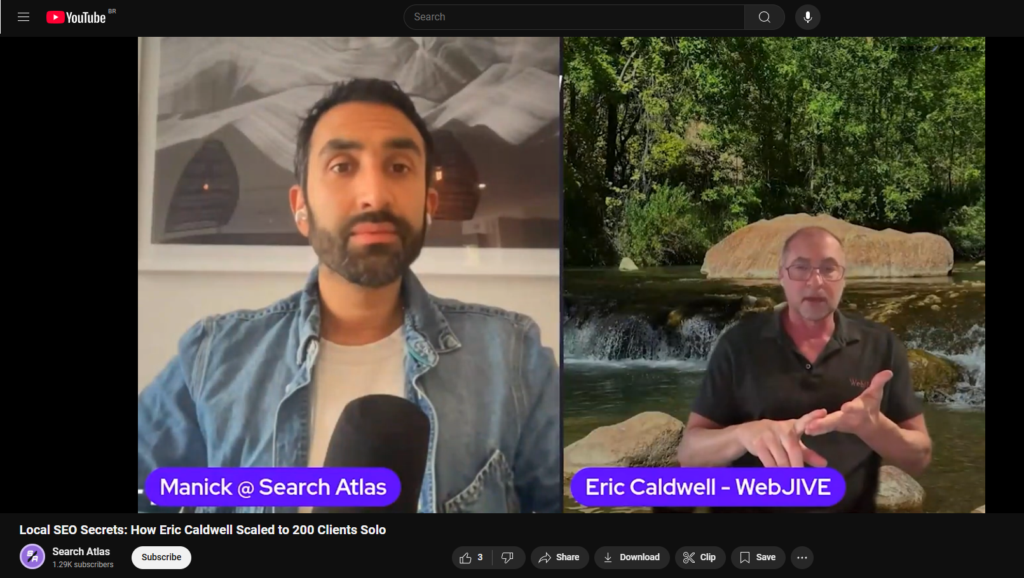 youtube podcast Search Atlas