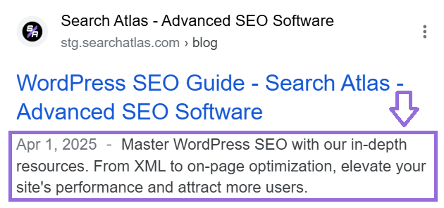 optimizing meta desc in WP