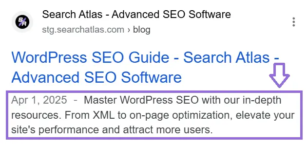 optimizing meta desc in WP