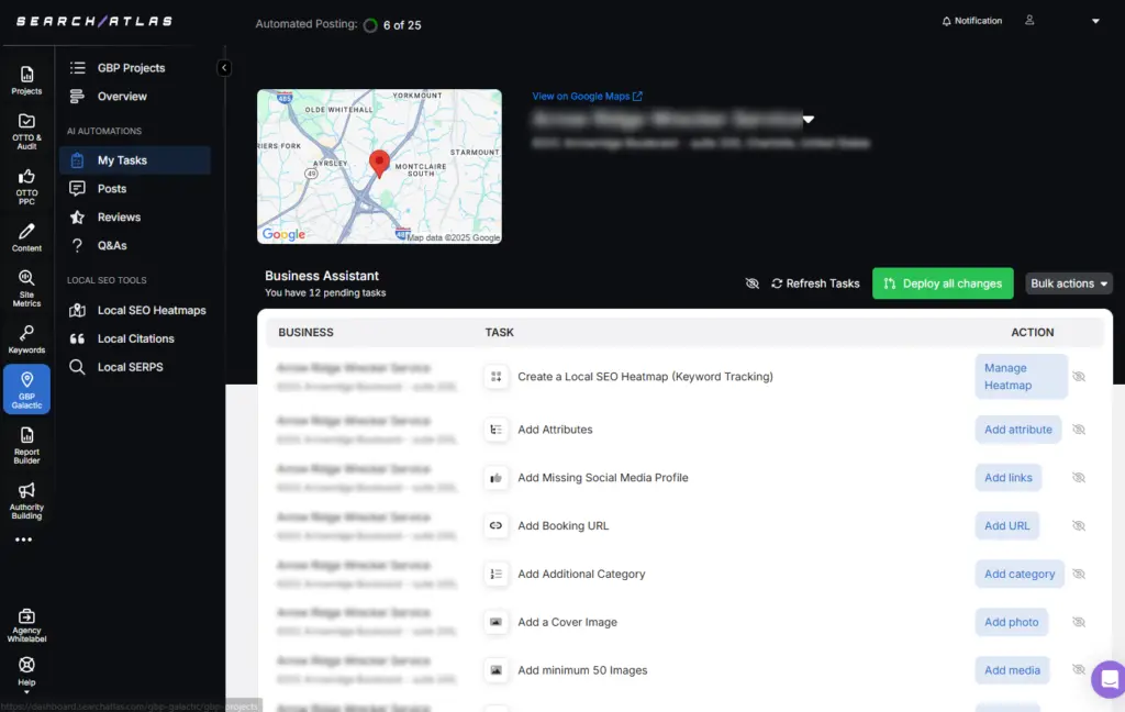 search atlas GBP galactic my tasks example